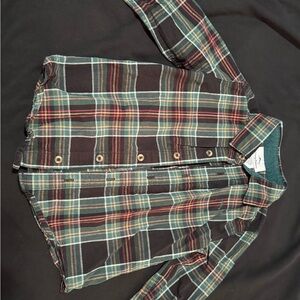 Tommy Bahama Multicolor Plaid Kids Button Down Shirt